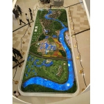 沙盘—流水、公路屏